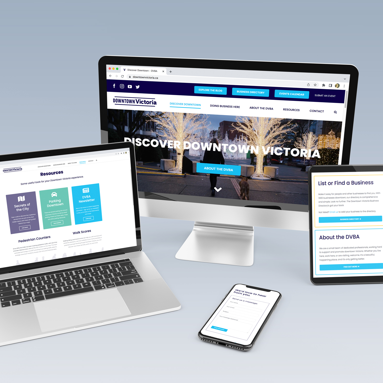 Website Design for DVBA